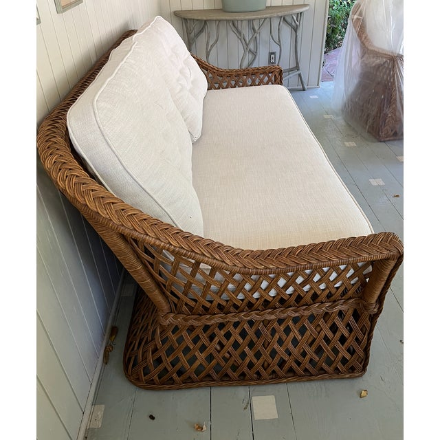Wicker Sofa From Mainly Baskets For Sale In Los Angeles - Image 6 of 6