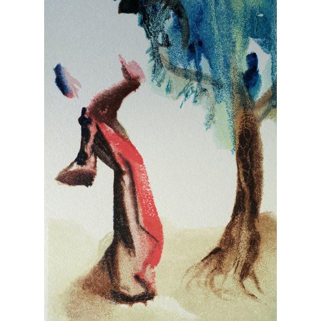 Modern Salvador Dali, The Tree of Punishment, Woodcut For Sale - Image 3 of 7