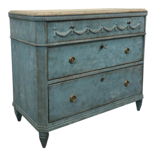 Gustavian (Swedish) Early 19th Century Gustavian Commode For Sale - Image 3 of 9
