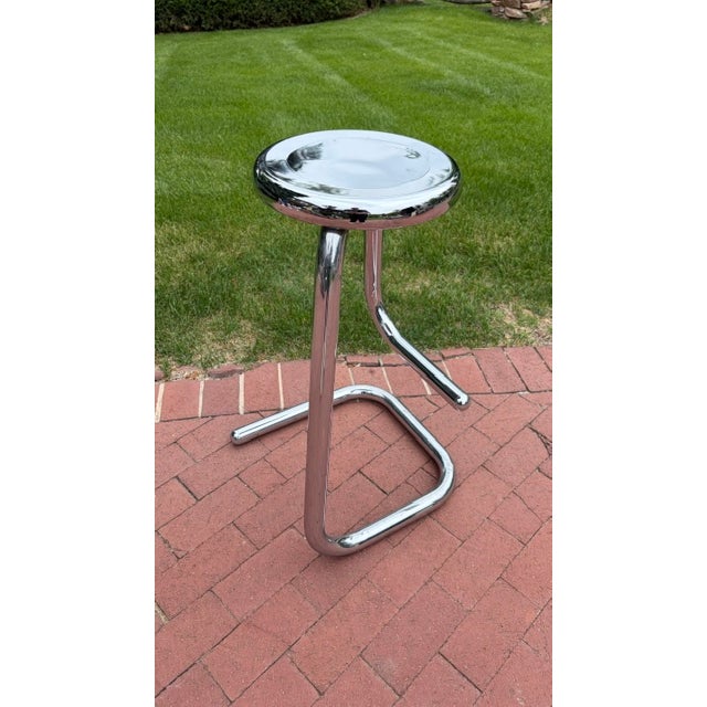 Mid-Century Modern Kinetics "Paperclip" Bar Stool, Model K700, Canada, 1970s For Sale - Image 3 of 8