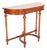 Wax-Polished Walnut Demi-Lune Console Table attributed to Bassanos Ebanistery, 1920s For Sale