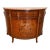 Late 20th Century Italian Neoclassical Inlaid Demilune Marble-Top Cabinet Console For Sale