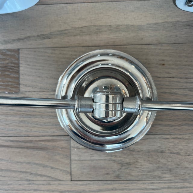 Ralph Lauren Home Ralph Lauren for Visual Comfort Anette Polished Nickel Wall Swing Arm Sconce For Sale - Image 4 of 7