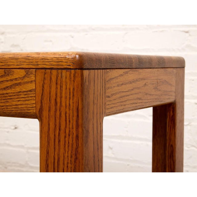 Wood Oak Vintage Entry-Table or Retail Display For Sale - Image 7 of 10