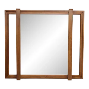 1960s Mid-Century Modern Walnut Wall Mirror