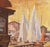 1960s 'Morning Sun' by Jack Wilson, San Francisco Bay Area Modernist Harbor Scene, Seascape, Seafood For Sale - Image 5 of 8