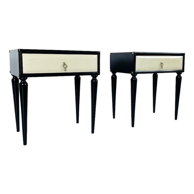 Mid-Century Italian Nightstands, 1950, Set of 2 For Sale