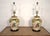 Vintage Pair Wildwood Hand Painted Ceramic Tassel Table Lamps 80's 90's Hollywood Regency Neoclassical Traditional For Sale - Image 17 of 17