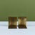 Copper and brass enameled bookends by California artist, Jade Snow Wong c.1950s. The bookends feature a brass bottom and...