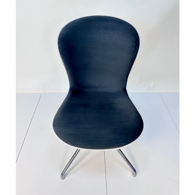 Contemporary Early Edition Model Adelaide Swivel Desk Chair with Chromed Base by Hendrik Pedersen for BoConcept, Denmark, 2015 For Sale - Image 3 of 15