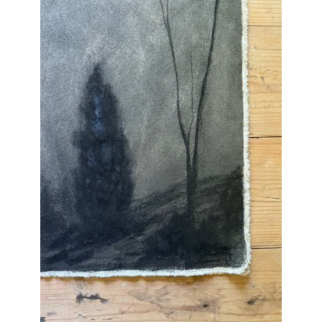 Abstract Watercolor Landscape Painting by Chelsea Fly For Sale - Image 3 of 3
