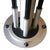 Metal 1980s Large Art Deco Revival Machine Age Torchiere Floor Lamp, Pair For Sale - Image 7 of 8