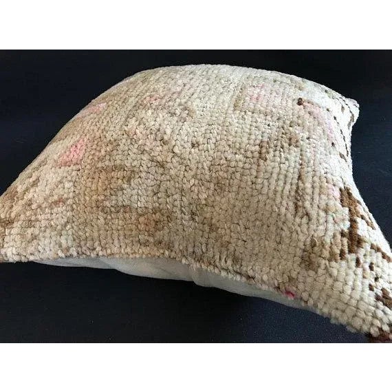 Vintage Handwoven Oushak Pillow Cover For Sale - Image 6 of 11