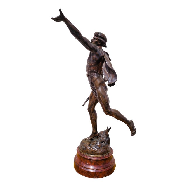 Emile Picault, Victoria, Bronze Sculpture, Late 19th Century For Sale