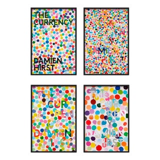 Damien Hirst, the Currency Poster, 2022, Print, Framed, Set of 4 For Sale