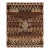 Vintage French Geometric Brown & Beige Wool Pictorial Rug by Rug & Kilim, France For Sale