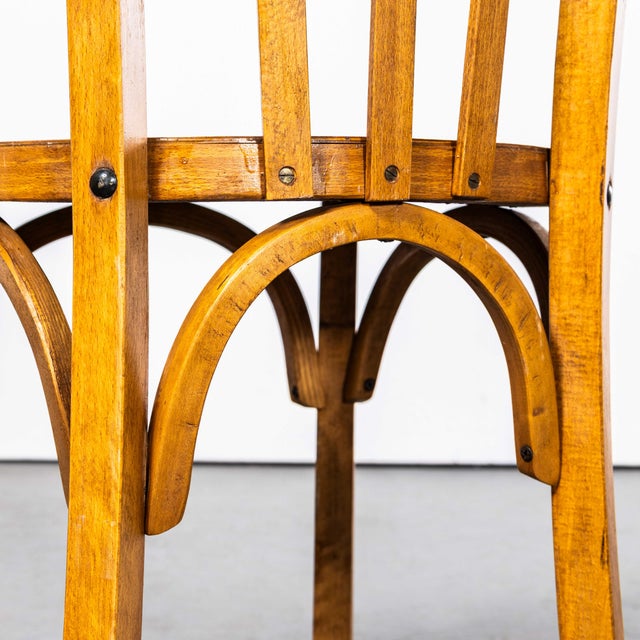 Vintage French Dining Chairs, 1950s, Set of 4 For Sale - Image 6 of 10