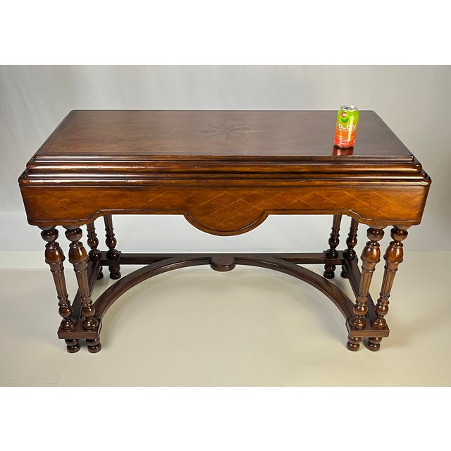 Late 20th Century John-Richard "European Crossroads" Inlay Console Table For Sale - Image 18 of 18
