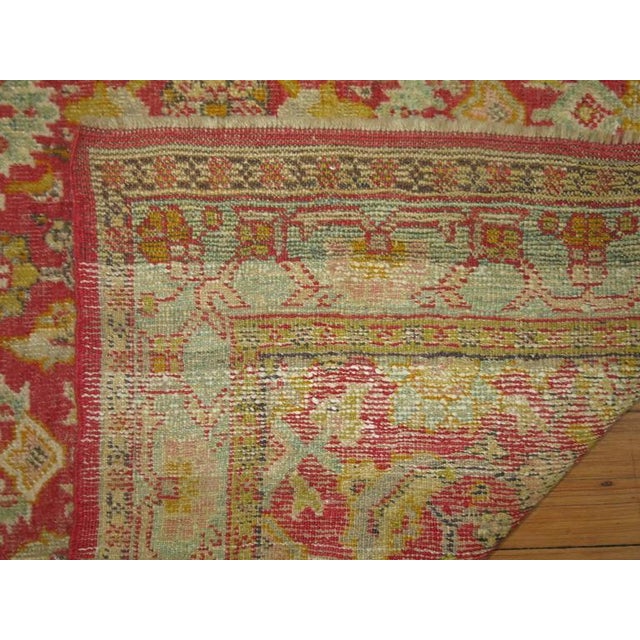 Zabihi Collection Antique Turkish Kula Carpet For Sale - Image 4 of 8