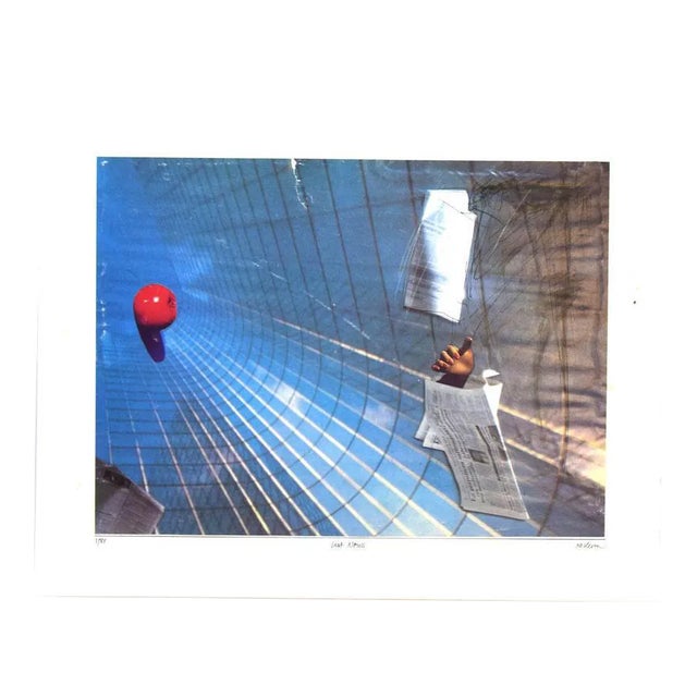 Sergio Barletta - Last News - Original Mixed Media - 1981 For Sale