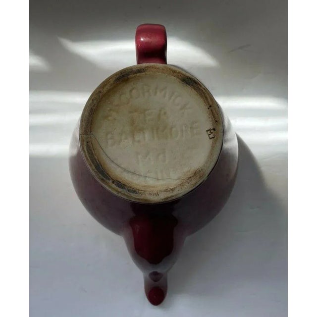 1950s Vintage McCormick Teapot Mid Century Baltimore MD For Sale - Image 5 of 12