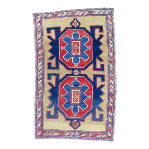 Fine Antique Kuba Rug 3’11" X 6’4"