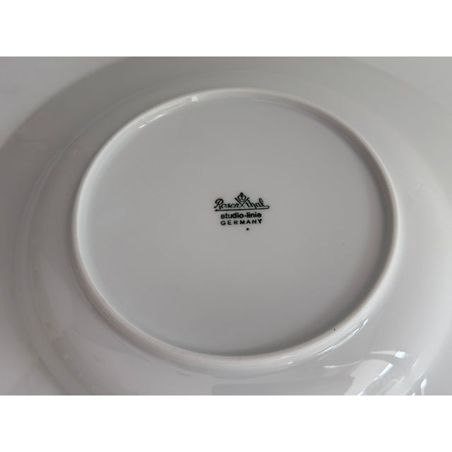Postmodern Asimmetria Soup Plates with White Rim by Björn Wiinblad for Rosenthal Studio Linie, 1986, Set of 6 For Sale - Image 3 of 7