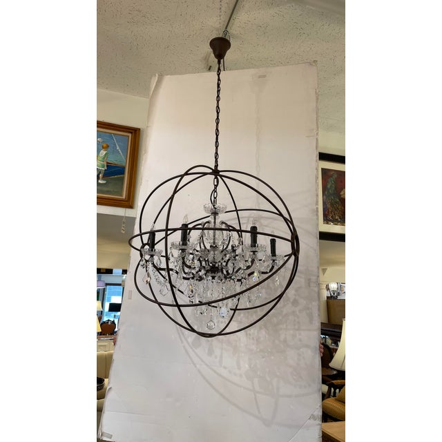 Restoration Hardware Timothy Oulton Foucault's Orb Chandelier