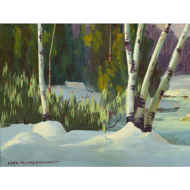 Edna Palmer Engelhardt (1897 - 1991), Winter Granduer, Circa 1940 ...