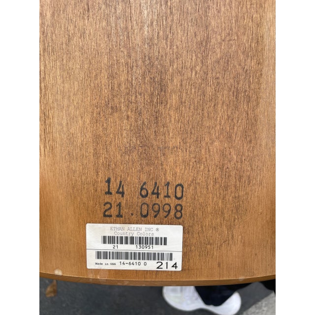 Ethan Allen Late 20th Century Mid Century Dining Chairs - Set of 4 For Sale - Image 4 of 4