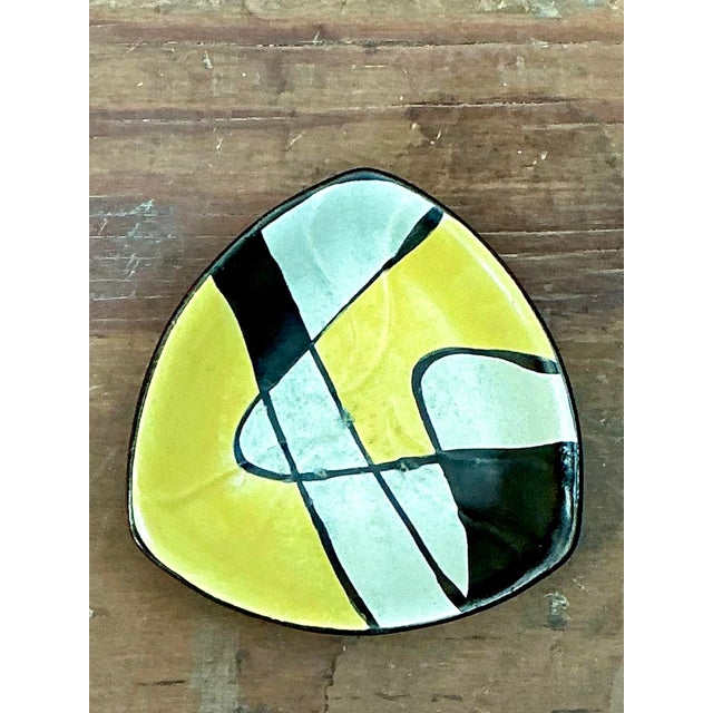 Vintage West German Hand Painted Bowl For Sale - Image 12 of 12