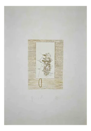 Giannetto Fieschi, Hand, Original Etching, Mid, 20th-Century