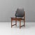 Mid-century Danish chair designed by Arne Vodder for France & Daverkosen. Solid teak frame with black leather upholstery...
