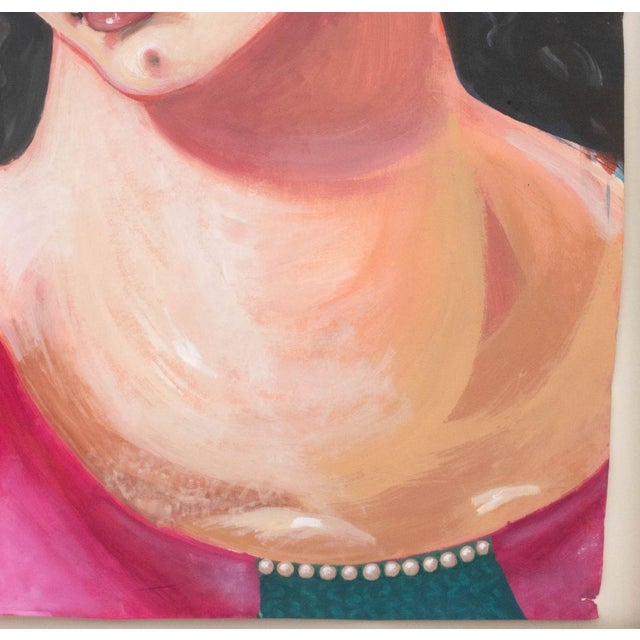 Paper David Bowes Untitled (Eve) Gouache, 1983 For Sale - Image 7 of 9
