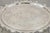 Victorian Antique English Victorian Silver Plated Large Oval Serving Platter Bar Tray For Sale - Image 3 of 11