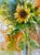 Original watercolor painting , a sunflower among 1000’s from my flower farm. Professional Daniel Smith watercolor paints...