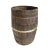 Vintage Wood & Iron Barrel For Sale