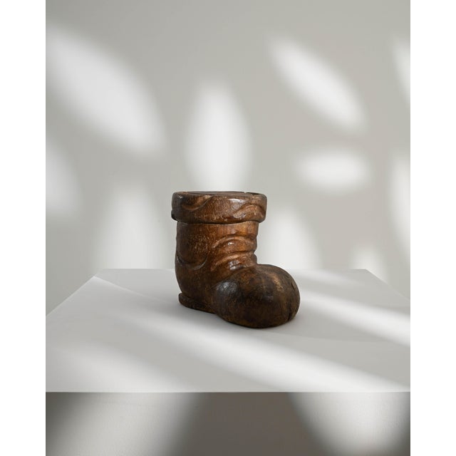 20th Century French Carved Wooden Boot Decoration For Sale - Image 18 of 18