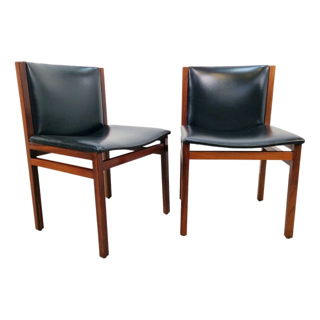 Vintage Chairs by Tito Agnoli for La Linéa, Italy, 1960, Set of 2 For Sale