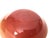 Glass Art Studio Santa Fe Artisan Signed Burnt Orange Organic Shape Glass Bowl 7.5" For Sale - Image 7 of 9