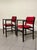 Black Chairs with Armrests, 1960s, Set of 2 For Sale - Image 8 of 17
