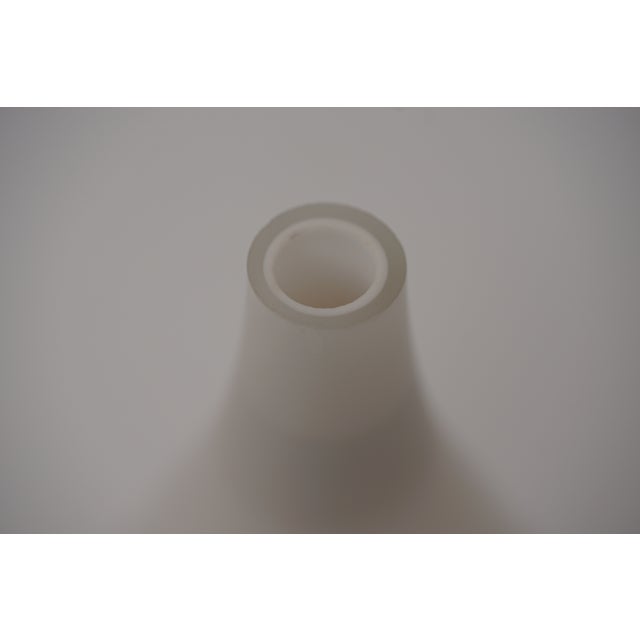 Wood Mid-Century Modern Danish Hanging Lamp in Opal Glass and Teak, 1960s For Sale - Image 7 of 13