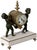 Rococo Napoleon II Louis XVI Style Fireplace Clock with Putti Carrying a Dial, 1860s, Set of 3 For Sale - Image 3 of 18