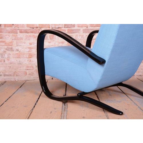 Czech Art Deco H-269 Lounge Chair by J. Halabala for Up Závody, 1930s For Sale - Image 14 of 18