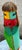 Rustic Vintage Signed k.t. Spencer "White Chin" Hand-Carved Wood Kachina Doll - 12.5" For Sale - Image 3 of 10