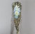 Very rare Wood and Hughes enameled Daisy pattern sterling silver serving spoon, possibly a large jelly or preserve spoon,...