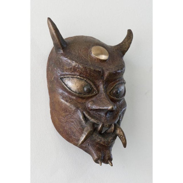 Not Yet Made - Made To Order Bronze Oni Mask by Splady Art Studios For Sale - Image 5 of 7