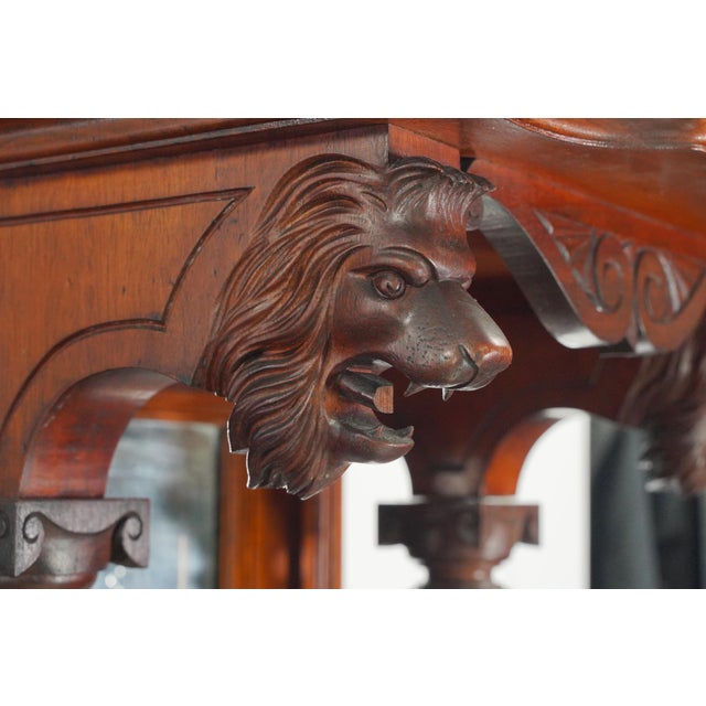 Late 19th Century Victorian Mahogany Fireplace Mantel For Sale - Image 14 of 16