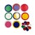 Iconic rainbow stacking plates and Max Mugs designed by Massimo Vignelli for Heller, featuring a clever nesting design...