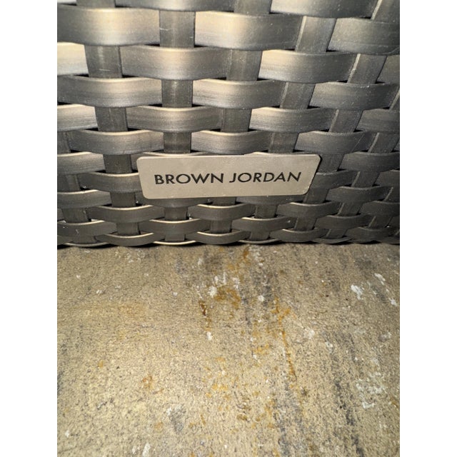 Contemporary Richard Frinier for Brown Jordan Fusion Slim Back Sofa For Sale - Image 3 of 6